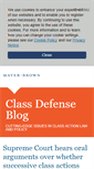 Mobile Screenshot of classdefenseblog.com