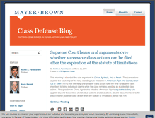 Tablet Screenshot of classdefenseblog.com